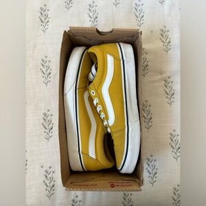 Women’s Size 7 Mustard Yellow Classic Vans